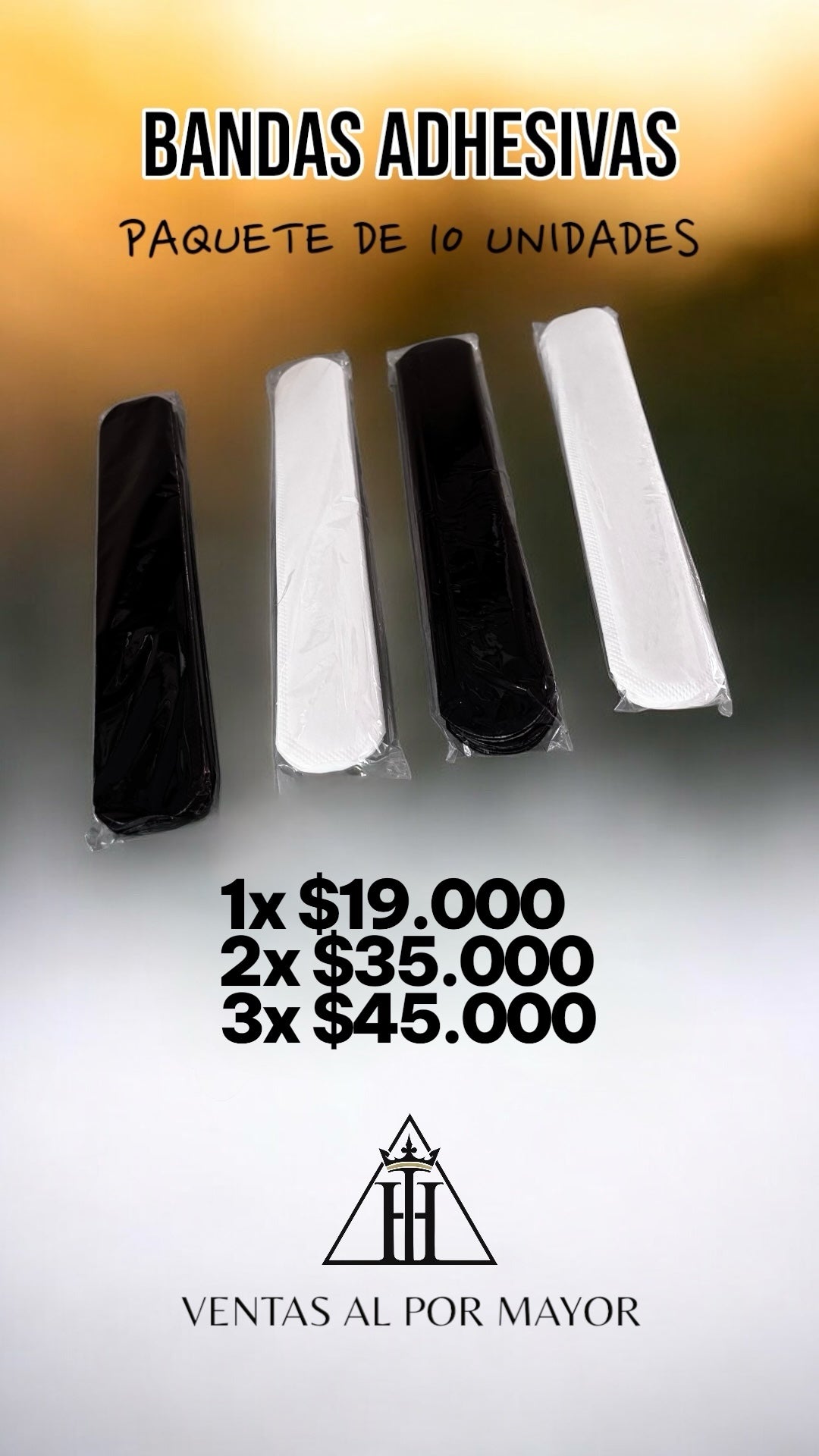 BANDAS ADHESIVAS ANTISUDOR